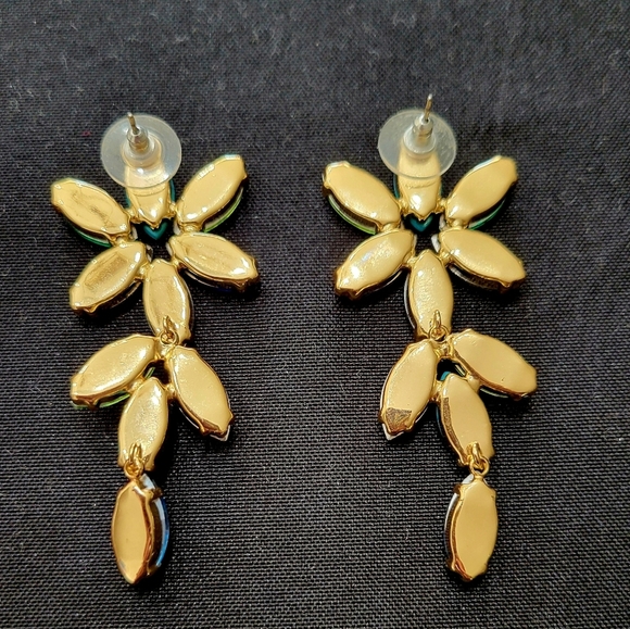 Multicolor Crystal Drop Earrings – Sparkling Statement Jewelry - Picture 3 of 3